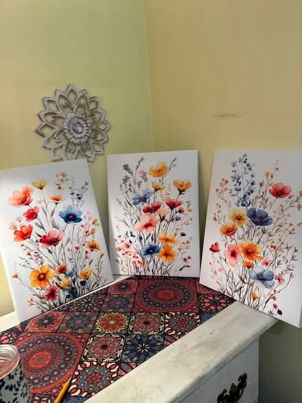 Photo of free Set of 3 Floral prints (Scaggsville) #1