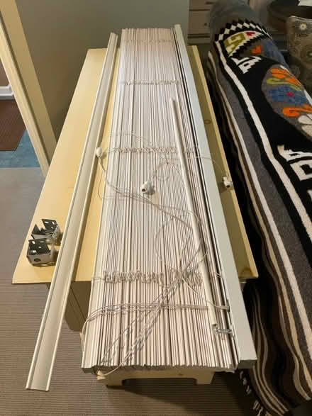 Photo of free White wood blinds (North Shore / below Troy Hill) #1