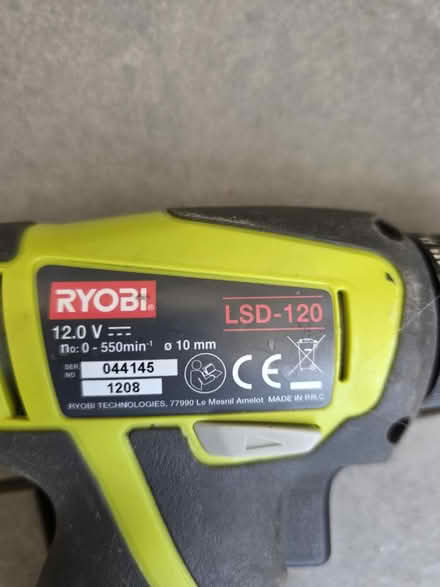 Photo of free Ryobi 12v tools (Brentwood CM13) #3