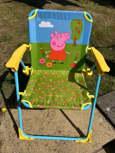 Photo of free Peppa Pig kids’ camping chair (Aigburth L18) #1