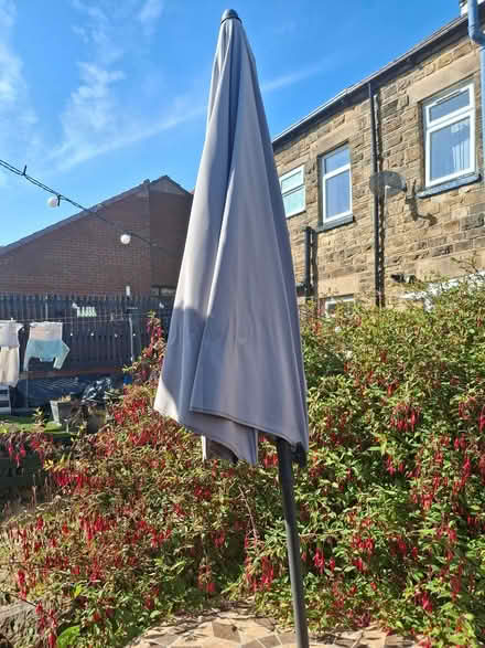 Photo of free Grey garden parasol umbrellas (Crookes S10) #2