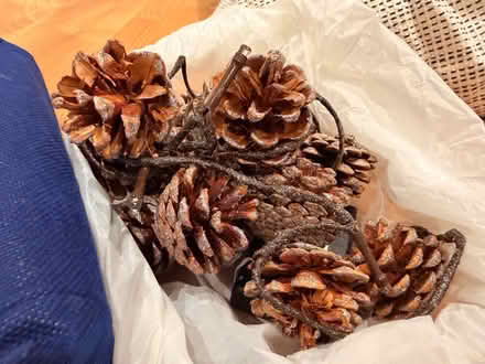 Photo of free Christmas decorations - Golden bobbles - Tree star - Lights (Highbury N5) #3
