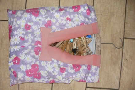 Photo of free Old peg bag and pegs (Far Bletchley MK3) #1