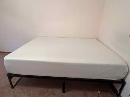 Photo of free Full size bed frame and mattress (Rantoul) #2