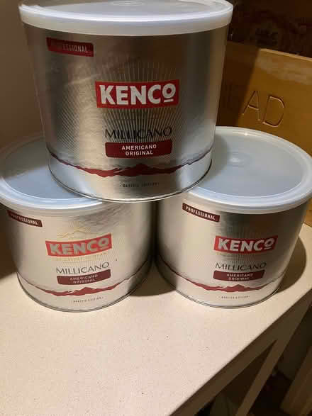 Photo of free Empty coffee tins with lids (Hindhead GU26) #1
