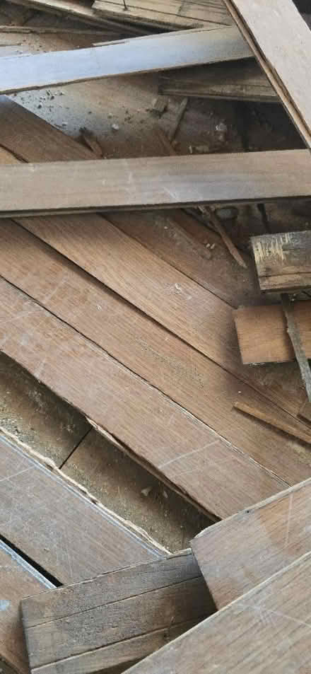 Photo of free Old oak wooden floor (Hook roundabout KT9) #2