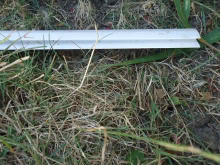 Photo of free One 470 cm long white plastic strip, unused (Willingdon BN20) #1