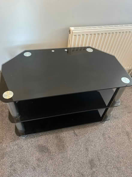 Photo of free Glass TV table (Burrsville CO15) #1