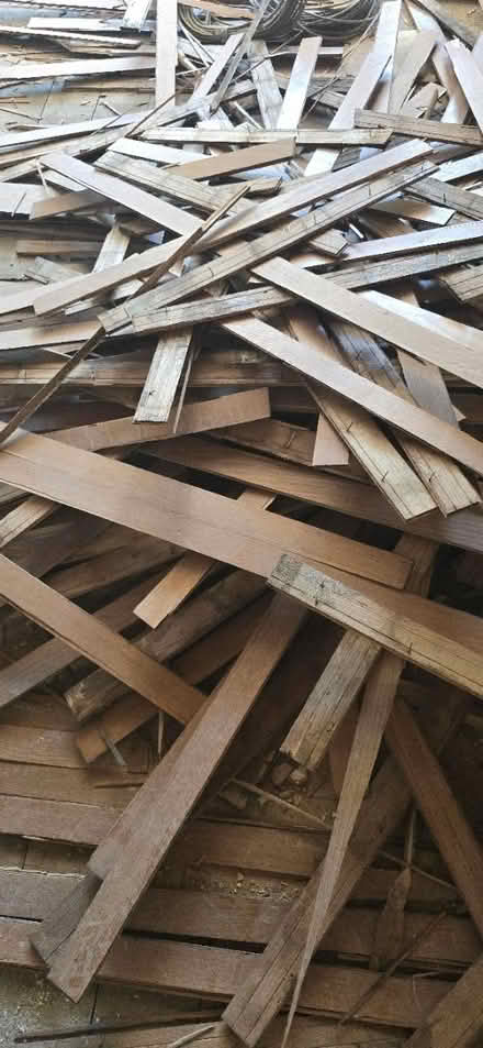 Photo of free Old oak wooden floor (Hook roundabout KT9) #1