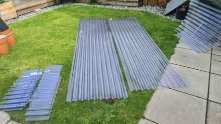Photo of free Clear corrugated roofing sheets (Scotstoun G14) #1