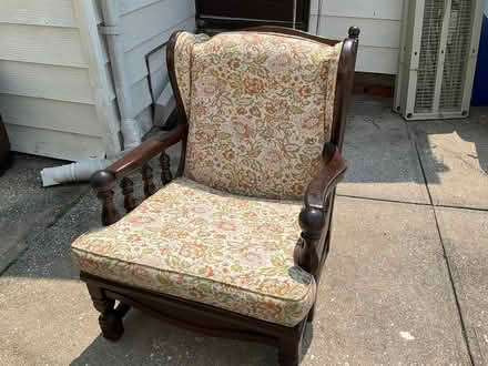 Photo of free Upholstered chair GOING OUT SOON (Bayside) #1