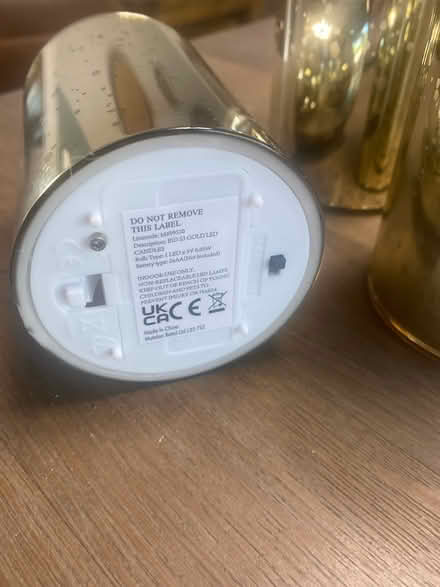 Photo of free Gold Flameless LED Candles (Malvern WR14) #3