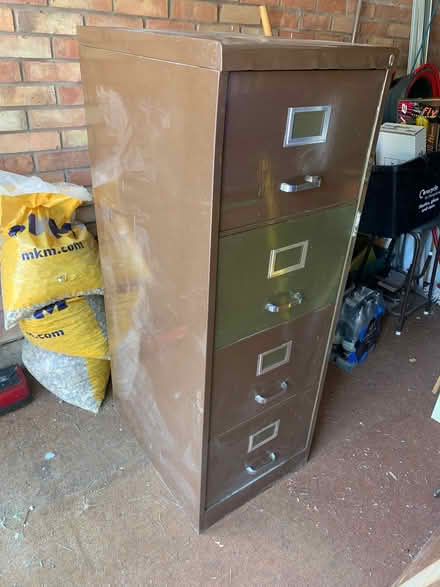 Photo of free Metal Filing Cabinet - Very good condition (Reabrook Estate SY3) #1