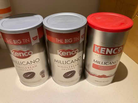 Photo of free Empty coffee tins with lids (Hindhead GU26) #2