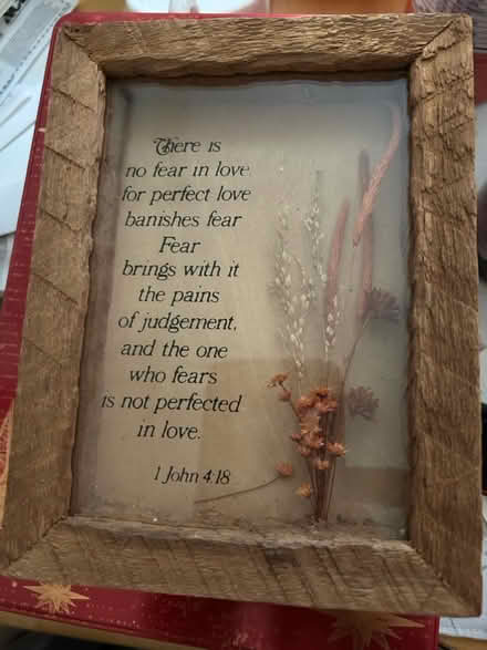 Photo of free Wood framed Bible verse (Rockville, MD) #1