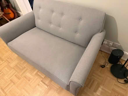 Photo of free Grey Heals reupholstered sofa (Epsom, KT18) #2