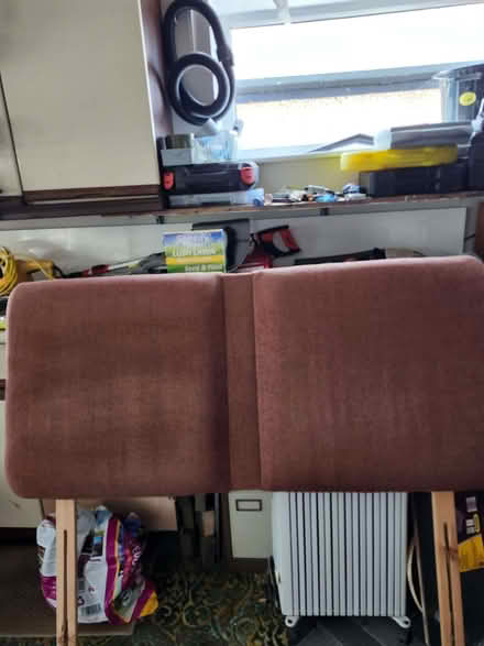 Photo of free Headboard, double 4ft.6" (Halton LA2) #1