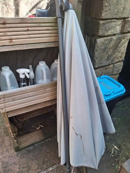Photo of free Grey garden parasol umbrellas (Crookes S10) #1