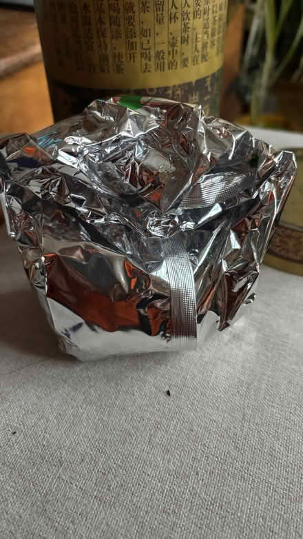 Photo of free Half-pack of loose-leaf green tea in a container (Lemsford AL8) #1