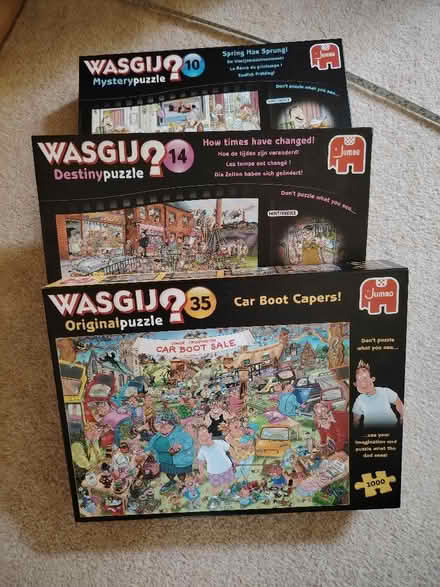 Photo of free 3 wasgij puzzles (Bowerham LA1) #1