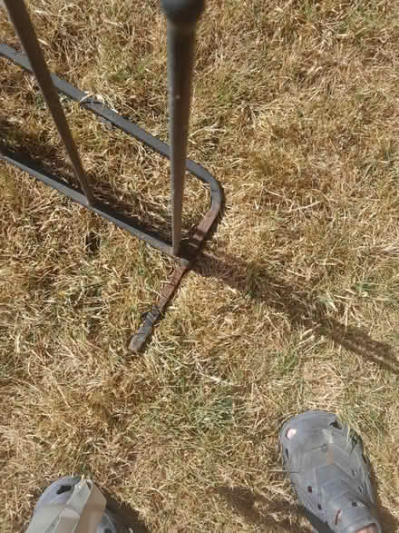 Photo of free Metal boot rack (4 pairs) (Hockley Heath B94) #2