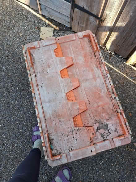 Photo of free Plastic crate, Old Woking (Woking, GU22) #1