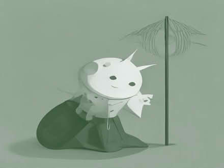Photo of free whirly drying pole with spike and rain cover (Little Neston CH64) #1