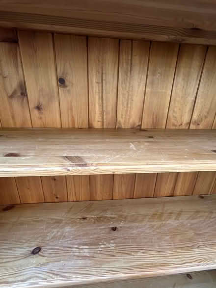 Photo of free Large wooden bookshelf (Dn3 1ha) #3