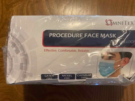 Photo of free 50 surgical-type disposable face masks, type IIR (Iffley Road OX4) #3