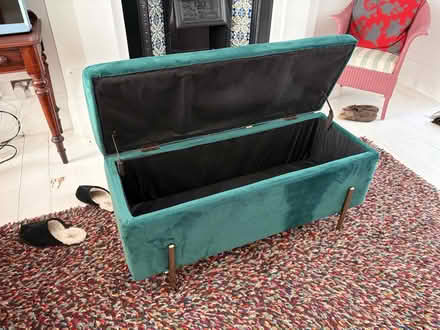 Photo of free Faux velvet chest (Streatham Common) #2