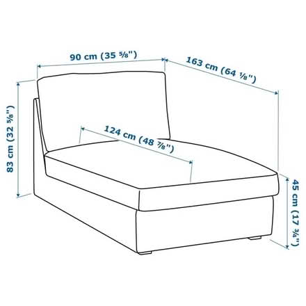 Photo of free IKEA KIVIK Chaise (Flushing NY) #3