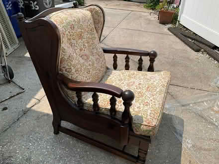 Photo of free Upholstered chair GOING OUT SOON (Bayside) #2