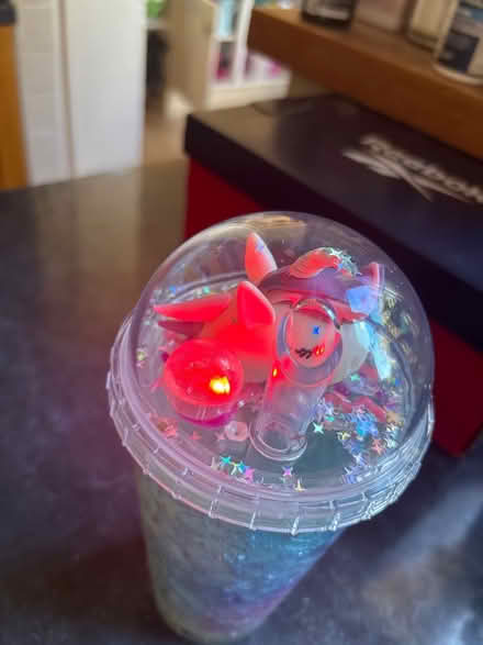 Photo of free Large unicorn cup (lights-up) (Hemel Hempstead HP2) #3