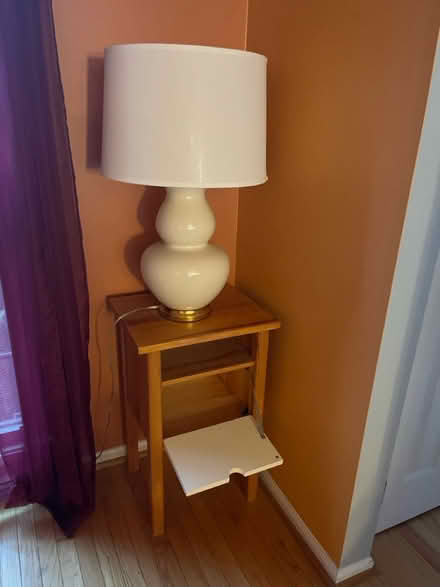 Photo of free Table and lamp (Falls Road Park) #2