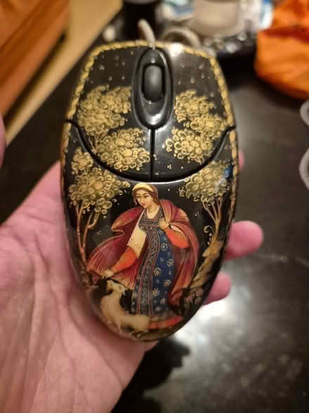Photo of free Computer mouse with ornament (Sw1p 4bb) #2