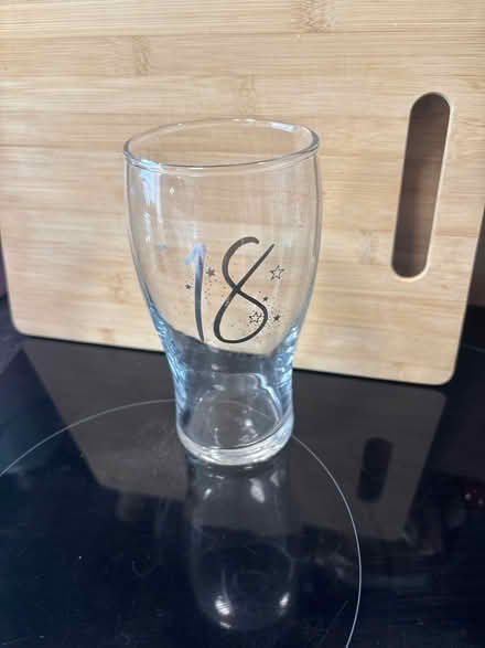 Photo of free 18th birthday pint glass (Morecambe LA4) #1