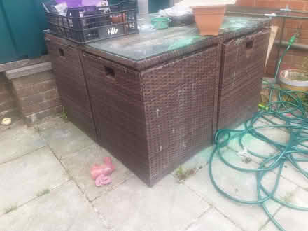 Photo of free Garden table and chairs cube set (Treuddyn CH7) #1