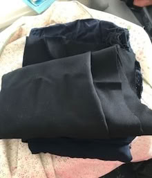 Photo of free FABRIC X 2 black and navy (Liverpool) #1