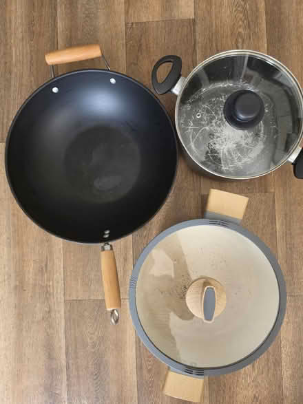 Photo of free 2 pots and a wok (Bootle L20) #1