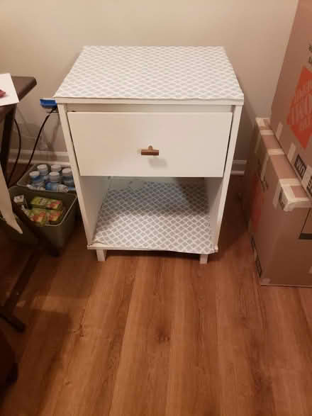 Photo of free Computer desk, side table (Downtown Bartlett) #4