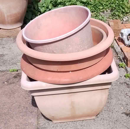 Photo of free large garden pots (Dearnley OL15) #1