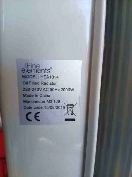 Photo of free Oil filled electric radiator (Spalding PE11) #3