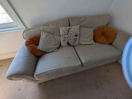 Photo of free Jacquard print roll arm 2 seater sofa (Hove Station area BN3) #2