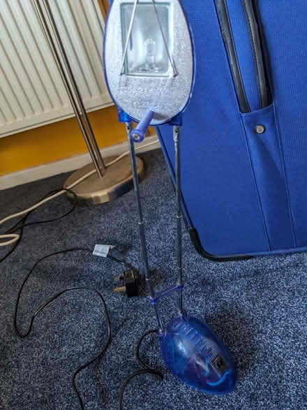 Photo of free Globe light & blue table lamp, (Garston WD25) #3