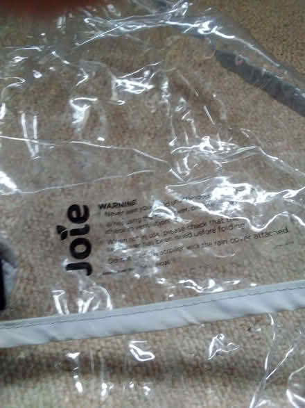 Photo of free Joie (Model:Nitro S1036) stroller rain cover (Polwarth EH11) #2