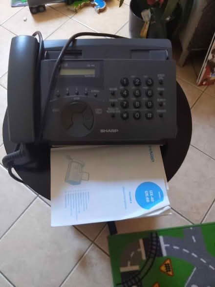 Photo of free Sharp fax machine and paper (Mickleover DE3) #1