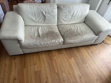 Photo of free Large Natuzzi leather sofa (Crookes S10) #1
