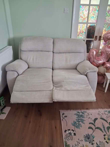 Photo of free 2 seater recliner sofa (Rayleigh SS6) #1