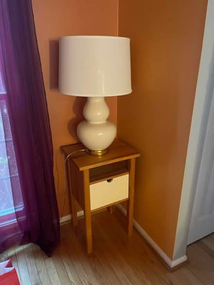 Photo of free Table and lamp (Falls Road Park) #1