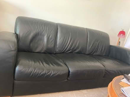 Photo of free Dansk design large leather sofa (Stanford-Le-Hope SS17) #3